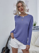 Load image into Gallery viewer, Twist Back Waffle Knit Sweater
