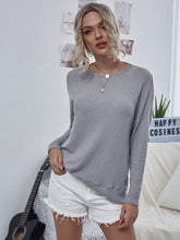 Load image into Gallery viewer, Twist Back Waffle Knit Sweater
