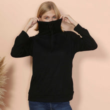 Load image into Gallery viewer, Waffle Knit Cowl Neck Pullover
