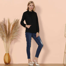 Load image into Gallery viewer, Waffle Knit Cowl Neck Pullover

