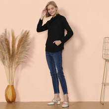 Load image into Gallery viewer, Waffle Knit Cowl Neck Pullover
