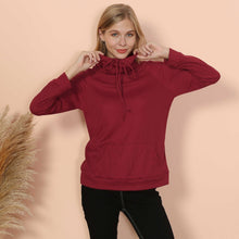 Load image into Gallery viewer, Waffle Knit Cowl Neck Pullover
