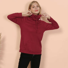 Load image into Gallery viewer, Waffle Knit Cowl Neck Pullover
