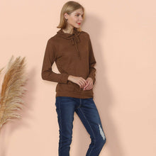 Load image into Gallery viewer, Waffle Knit Cowl Neck Pullover
