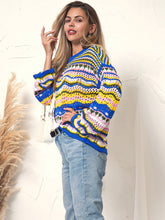 Load image into Gallery viewer, Cut Out Knitted Boho Sweater
