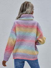 Load image into Gallery viewer, Tie Dye Cowl Neck Knit Sweater
