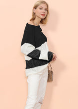 Load image into Gallery viewer, Color Block Striped Long Sweater
