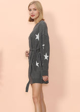 Load image into Gallery viewer, Star Pattern Sweater Dress
