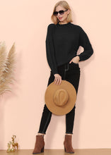 Load image into Gallery viewer, Mock Neck Waffle Knit Sweater
