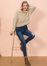 Load image into Gallery viewer, Fluffy Zip Up Sweater
