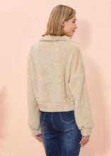 Load image into Gallery viewer, Fluffy Zip Up Sweater
