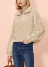 Load image into Gallery viewer, Fluffy Zip Up Sweater
