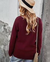 Load image into Gallery viewer, Criss Cross Front Knit Sweater
