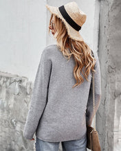 Load image into Gallery viewer, Criss Cross Front Knit Sweater

