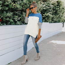 Load image into Gallery viewer, Triple Tone Long Knit Sweater
