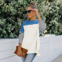 Load image into Gallery viewer, Triple Tone Long Knit Sweater
