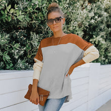 Load image into Gallery viewer, Triple Tone Long Knit Sweater
