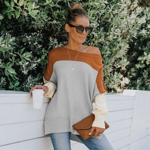 Load image into Gallery viewer, Triple Tone Long Knit Sweater

