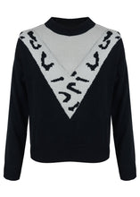 Load image into Gallery viewer, Two Tone Cheetah Light Sweater
