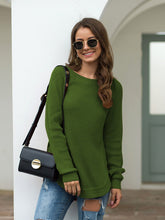 Load image into Gallery viewer, Rounded Hem Knit Sweater
