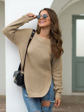 Load image into Gallery viewer, Rounded Hem Knit Sweater
