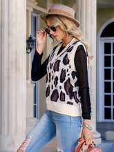 Load image into Gallery viewer, Leopard Print Sweater Vest
