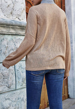 Load image into Gallery viewer, Mock Neck Color Block Sweater
