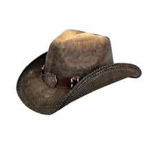 Load image into Gallery viewer, Peter Grimm James - Straw Cowboy Hat
