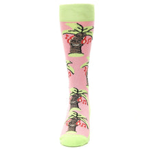 Load image into Gallery viewer, Jammin' Musical Palm Tree - USA Made Men's Dress Socks
