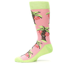 Load image into Gallery viewer, Jammin' Musical Palm Tree - USA Made Men's Dress Socks
