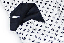 Load image into Gallery viewer, Jerry S  Button-Up Shirt With Contrast Details // White+Black // Contemporary Fit (Regular)- final sale
