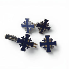 Load image into Gallery viewer, Blue Jerusalem Cross Accessory Gift Set
