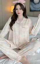 Load image into Gallery viewer, Maternity Nursing Pajamas with Chest Pads (Spring/Fall) - # BAGE211510130-NURSG
