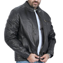 Load image into Gallery viewer, John Biker Leather Jacket
