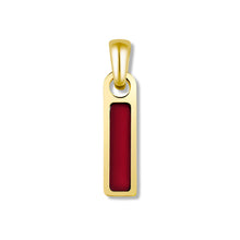 Load image into Gallery viewer, Birthstone Tag Pendant - 14K Gold
