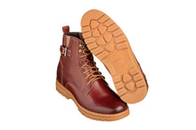 Load image into Gallery viewer, TOTO - K16206 - 2.8 Inches Taller (Cordovan Dark Brown) - High Top Boots
