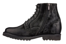 Load image into Gallery viewer, CALTO - K24401 - 3 Inches Taller (Nubuck Black) - Casual Zipper Boots
