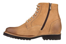 Load image into Gallery viewer, CALTO - K24403 - 3 Inches Taller (Brown) - Casual Zipper Boots

