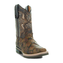 Load image into Gallery viewer, Soto Boots Kids Pirarucu Print Cowboy Boots K4008
