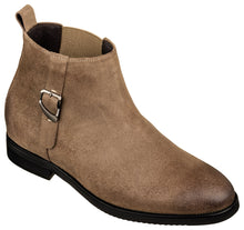Load image into Gallery viewer, TOTO - K92083 - 3 Inches Taller (Nubuck Coffee Brown) - Chelsea Ankle Boots
