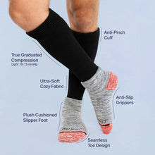 Load image into Gallery viewer, CozyGrip Compression Slipper Socks

