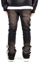 Load image into Gallery viewer, PEBBLE Heavy weight brushed vintage washingskinny flare stacked pants
