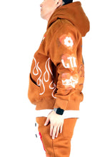 Load image into Gallery viewer, BRUNETTE Heavy weight brushed graphic pullover hoodie
