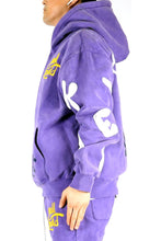 Load image into Gallery viewer, MADRI Heavy weight brushed graphic pullover hoodie
