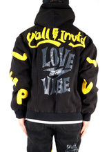 Load image into Gallery viewer, RIZA Heavy weight brushed graphic pullover hoodie
