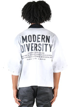 Load image into Gallery viewer, RADEON Men's S/N Jersey 3/4 Sleeve Crop Top Polo
