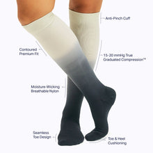 Load image into Gallery viewer, Knee-High Compression Socks – Ombre
