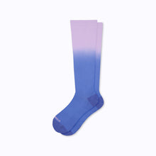 Load image into Gallery viewer, Knee-High Compression Socks – Purple Ombre
