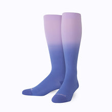 Load image into Gallery viewer, Knee-High Compression Socks – Purple Ombre
