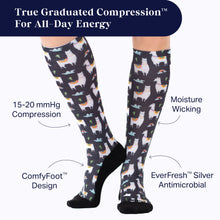 Load image into Gallery viewer, Cute Compression Socks – Llama
